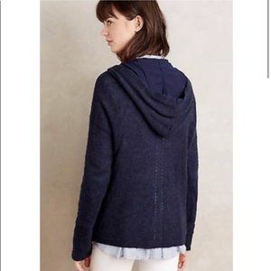 Anthropologie Alpaca & Wool Hooded Cardigan